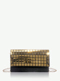 SHEIN SXY Women'S Fashionable Gold Clutch SD