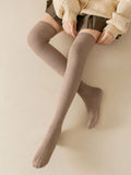 1 PairKorean Style Vertical Striped Over-The-Knee Socks