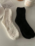 Coral Fleece Thick Winter Knee-High Socks