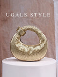 Luxury Party Prom Crescent Clip Bag