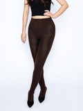 1pair Women's Coffee Leggings