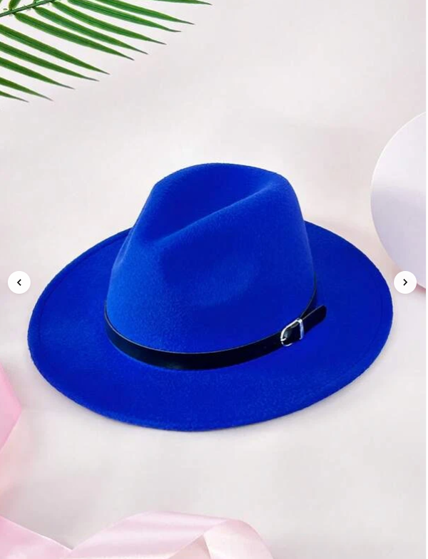 Belt Decor Fedora Hat