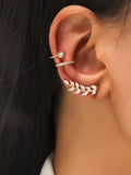 3pcs Cubic Zirconia Decor Ear Cuff