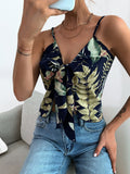 Plants Knot Front Cami Top SD