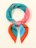 Colorblock Pleated Bandana SD