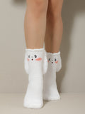 Cartoon Graphic Fuzzy Socks