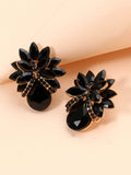 Rhinestone Decor Earrings