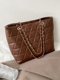 Quilted Chain Tote Bag SD