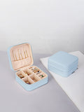 Portable Travel Earrings Storage Box, Mini Ring Storage Case, Necklace Storage Box