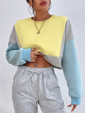 Colorblock Drop Shoulder Sweatshirt SD