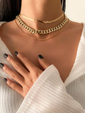 3pcs Minimalist Chain Necklace