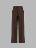 MOD High Waist Straight Leg Pants