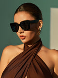 Geometric Frame Sunglasses Big Sunglasses Summer Beach Accessories