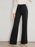 EMERY ROSE Solid High Waist Wide Leg Pants