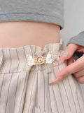 2pcs Rabbit Shaped Waist Extension Buckle, Adjustable Button For Pants