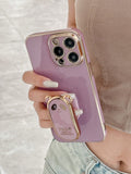 Plating Phone Case With Stand-Out Phone Grip