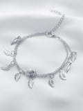 Leaf Charm Anklet